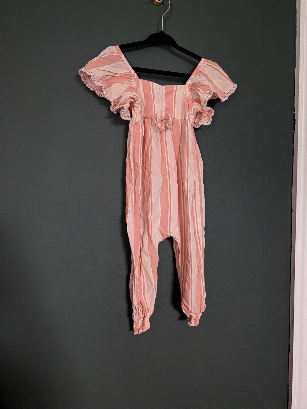 Jessica Simpson Pink Striped Girls' Romper